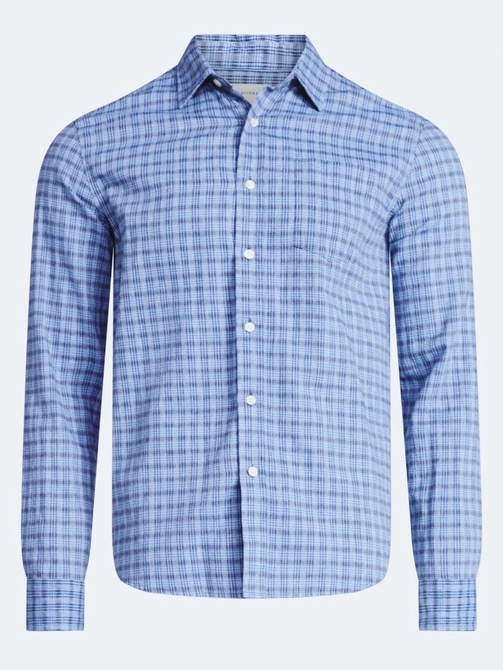 NWT Free Assembly Men’s Linen Blend Shirt with Long Sleeves, Medium